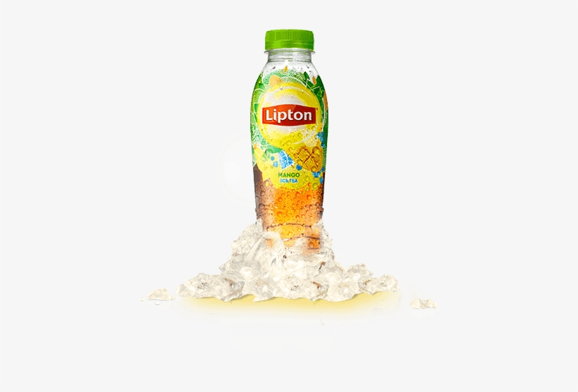Green Ice Tea With Lemon - Two Lipton Raspberry Tea Bottles, transparent png download