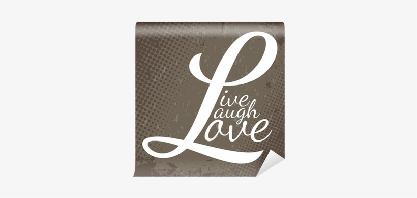 Art Print: Arenacreative's Live Laugh Love, 12x12in., transparent png download