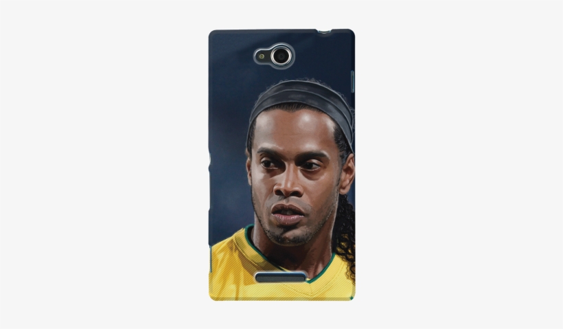 Ronaldinho Brazil Closeup Case For Sony Xperia C - Ronaldinho Gaucho Brasil, transparent png download