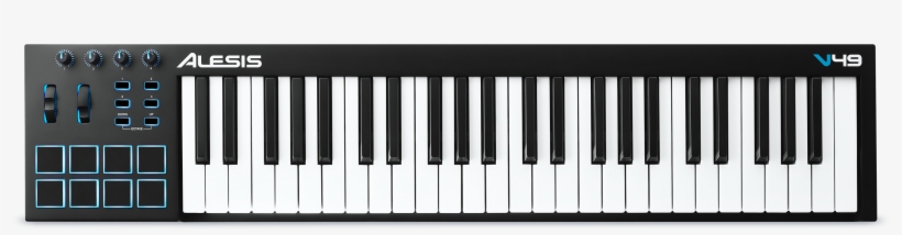 V49 Ortho Rgb - Alesis Midi Keyboard V49, transparent png download