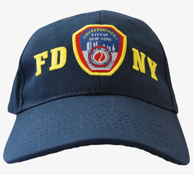 Image 1 - Fdny Adults Navy Hat With Embroidered Emblem Design, transparent png download