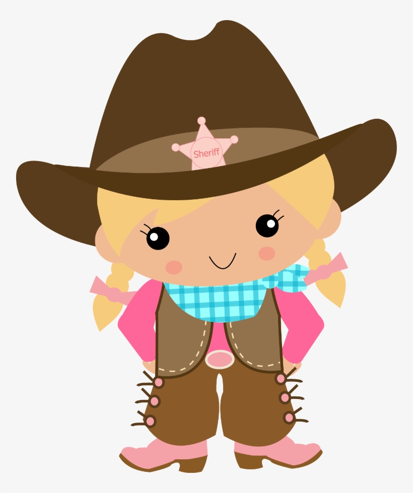 Cowboy E Cowgirl - Clipart Cowgirl, transparent png download