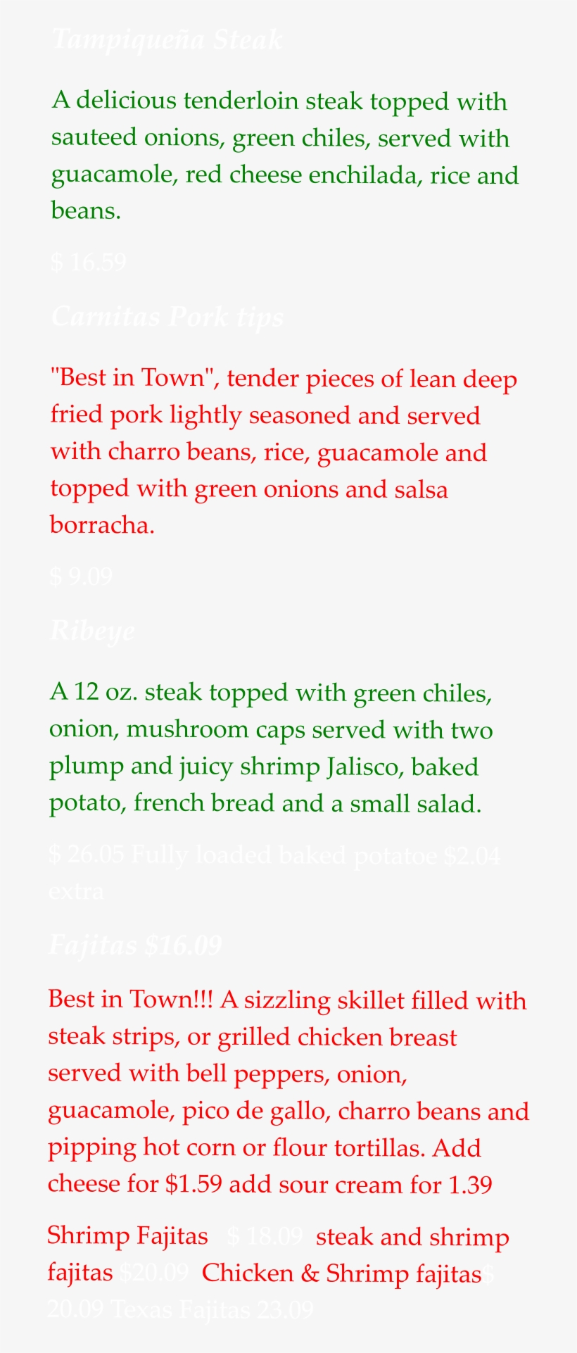 Chicken Tampiqueña Steak A Delicious Tenderloin Steak - Steak, transparent png download