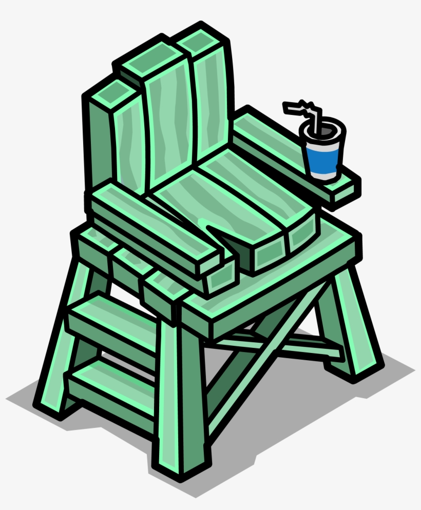 Lifeguard Chair Sprite 003 - Chair, transparent png download