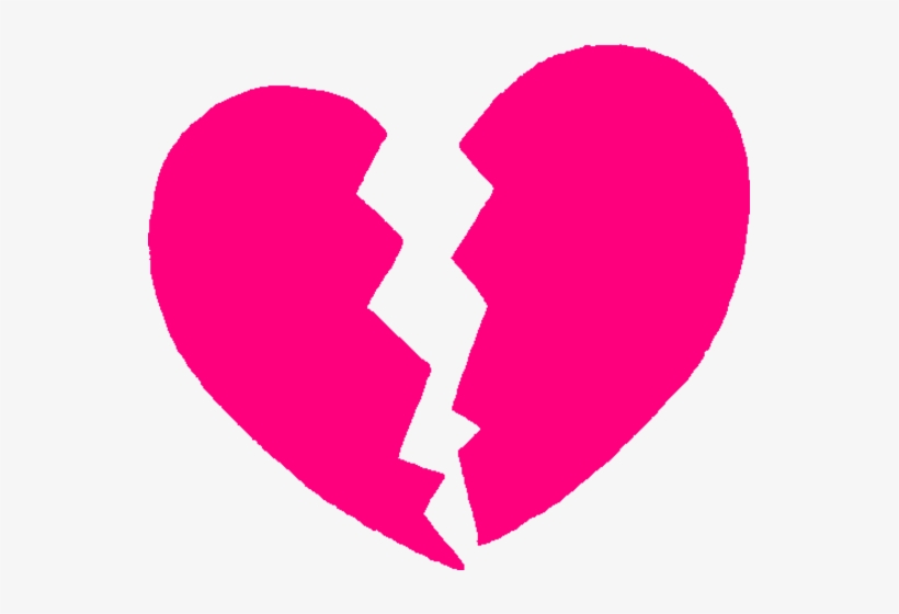 The Prince Of Verona Tells Romeo That He Must Leave - Pink Broken Heart Clipart, transparent png download
