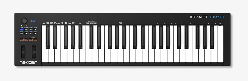 49 & 61 Note Usb - Nektar Impact Gx 61, transparent png download
