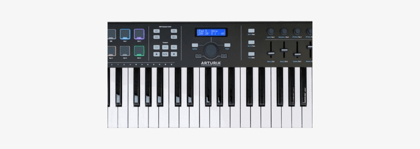 Arturia Keylab Essential 61 Midi Controller Keyboard - Arturia Keylab Essential 49 Black, transparent png download