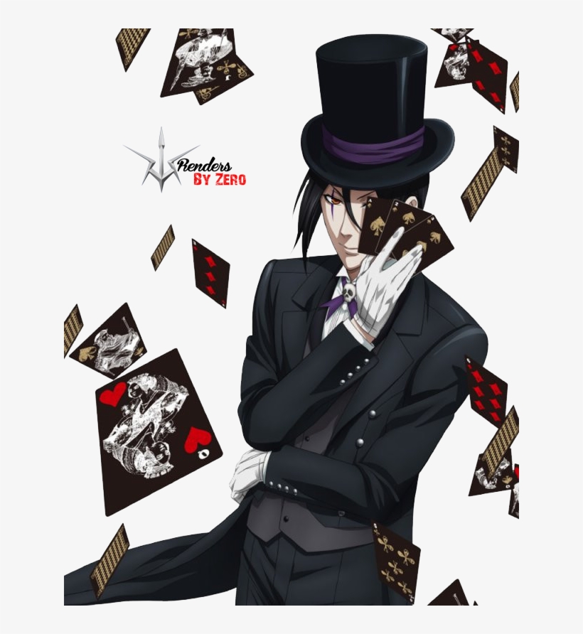 Render Sebastian Michaelis By Zero961221 - Sebastian Michaelis Circus Suit, transparent png download