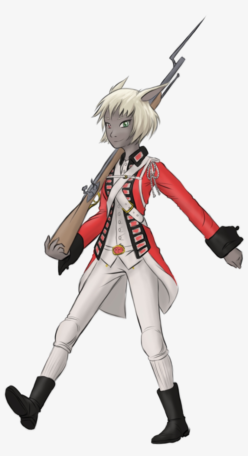 Ffxiv Meetsus Revolutionary War - Anime British Soldier, transparent png download