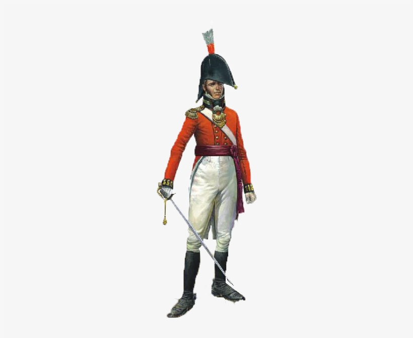 British Officer 23rd Reg - Napoleonic British Command, 1/72 By Hat, Model Figures, transparent png download