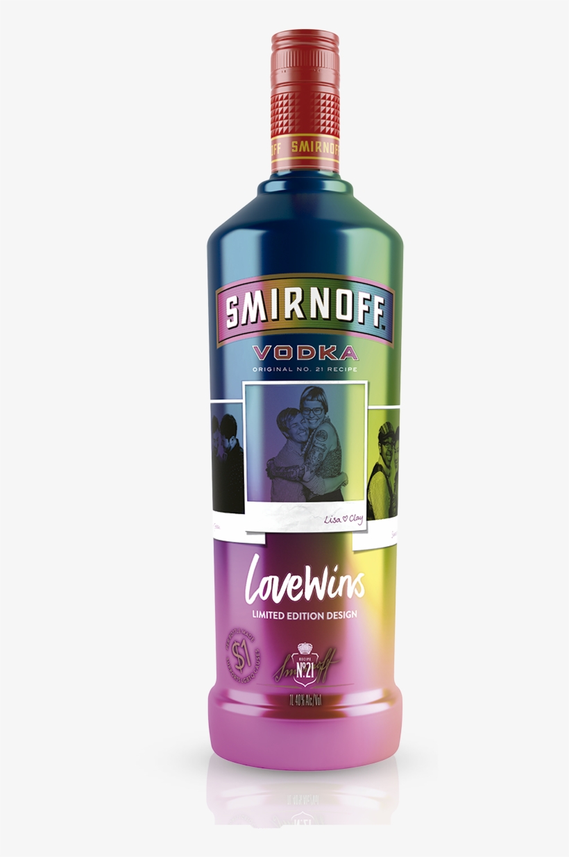 Smirnoff Love Wins Bottle - Smirnoff Love Wins Bottles, transparent png download