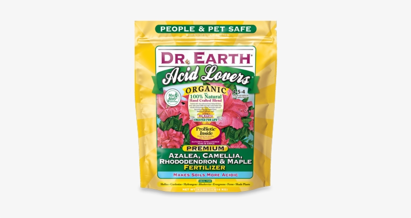 Acid Lovers Azalea, Camellia, Rhododendron & Maple - Dr Earth Acid Lovers Azalea Fertilizer, transparent png download