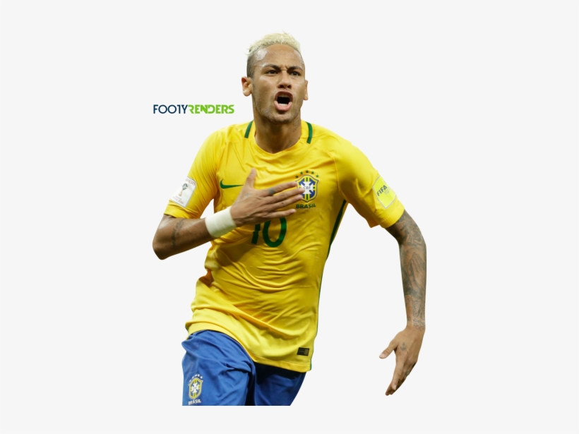 Robinho And Neymar Download - Neymar Bresil 2017 Png, transparent png download