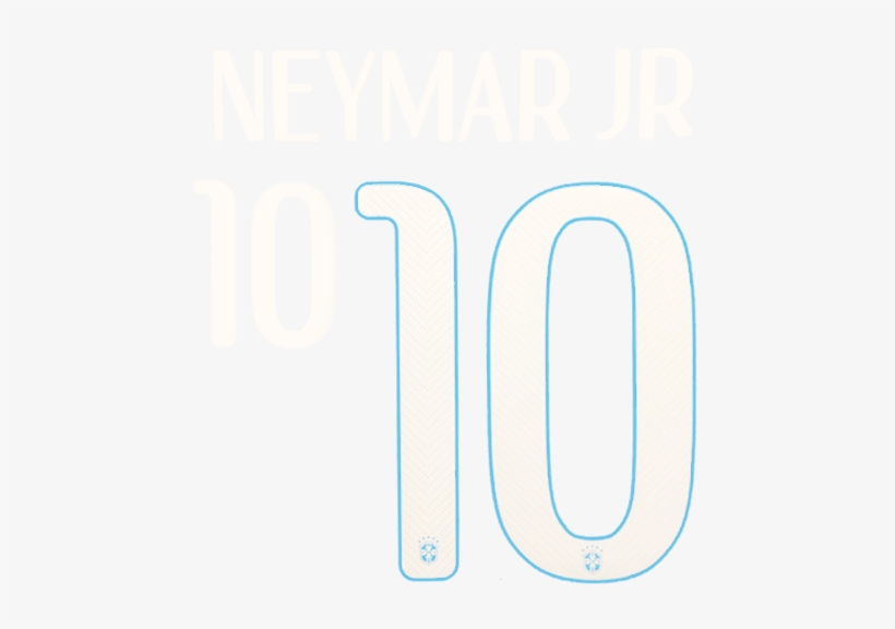 Neymar Jr - Neymar Signed Jersey - Jr. Blue Brazil Cbf Nike L Psa, transparent png download