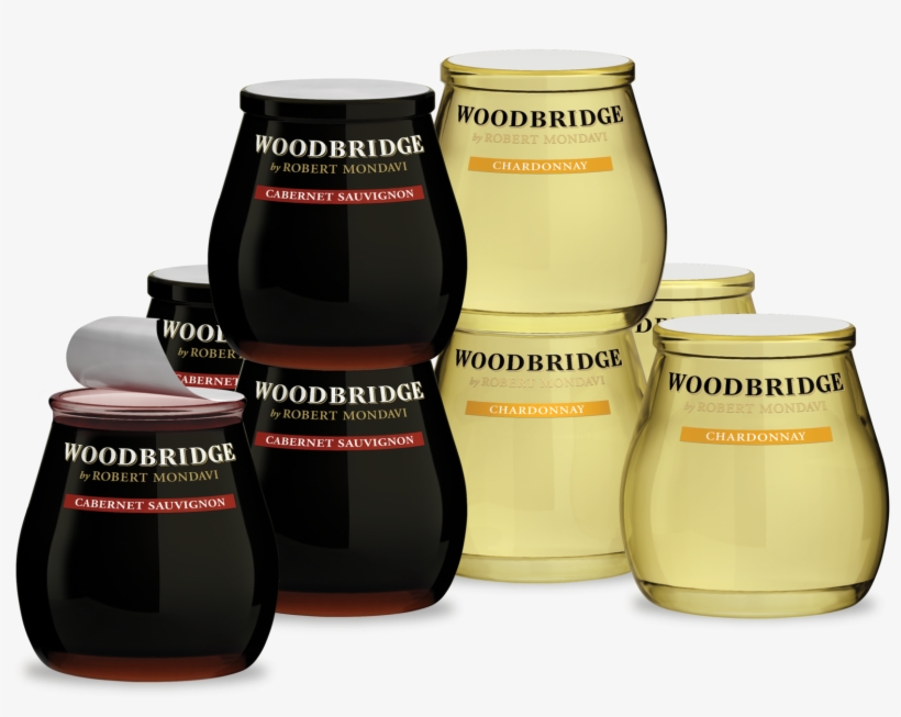 High Res Png Wbr Chardonnay Cabernet Sauvignon Go Glass - Woodbridge Individual Wine, transparent png download