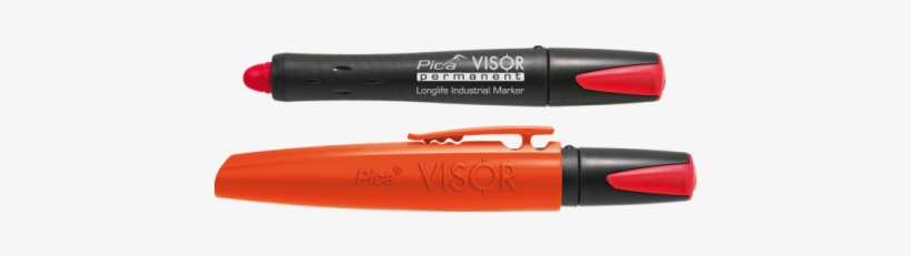Pica Visor Red Crayon Marker 990/40 - Pica Visor Permanent Longlife Industrial Marker - Red, transparent png download