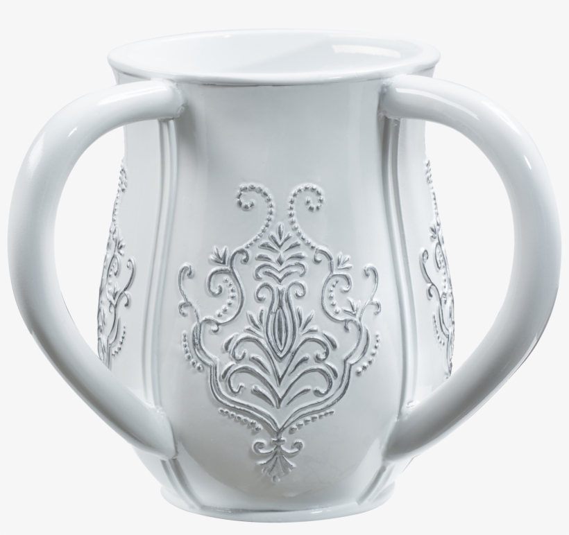 Vintage White = Wash Cup - A&m Judaica And Gifts 4414, transparent png download