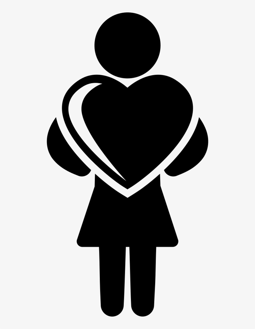 Png File - Woman Heart Icon, transparent png download