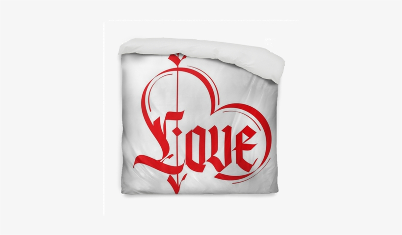 Gothic Lettering - Calligraphy Heart Gothic, transparent png download