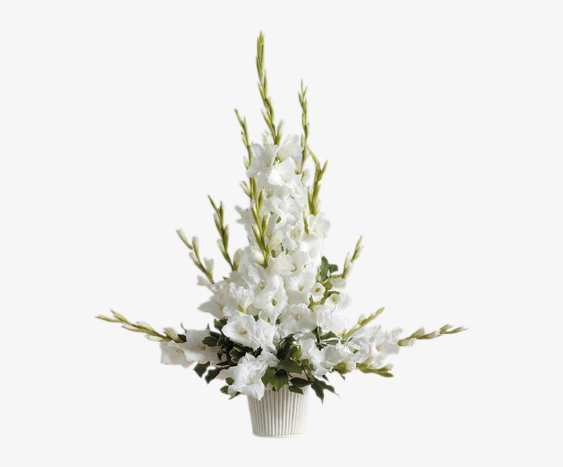 Radiant Gladiolus Arrangement - Gladioli Funeral Flower Arrangements, transparent png download