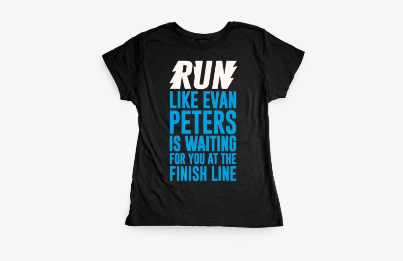Run Like Evan Peters Is Waiting For You At The Finish - Emo Clothing, transparent png download