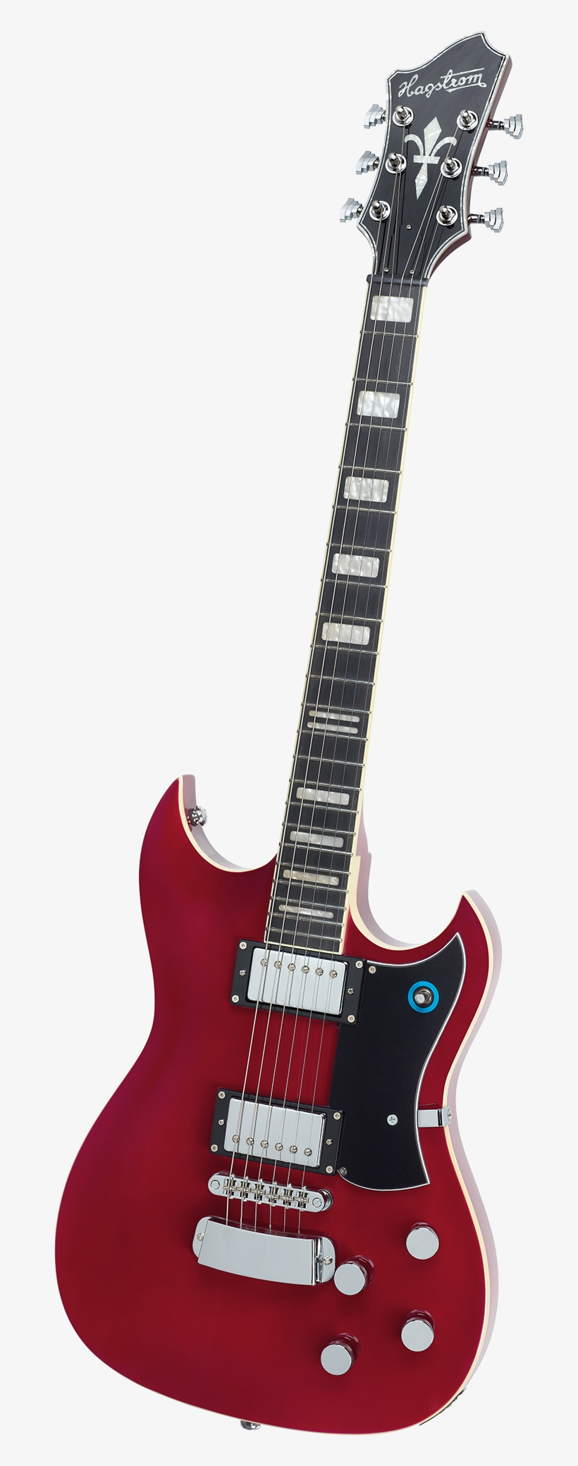Hagstrom E-gitarre, Signature Pat Smear, Wild Cherry, transparent png download
