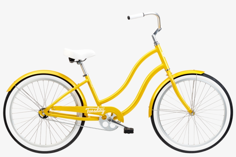 August 1 Low Step - Lilac Beach Cruiser Bike, transparent png download