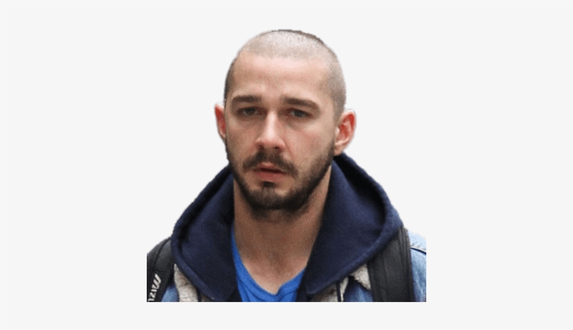 Shaved Head Shia Labeouf, transparent png download