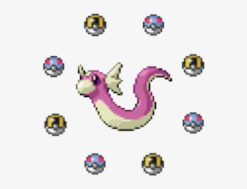 Pokeball Shiny Dratini - Dratini, transparent png download