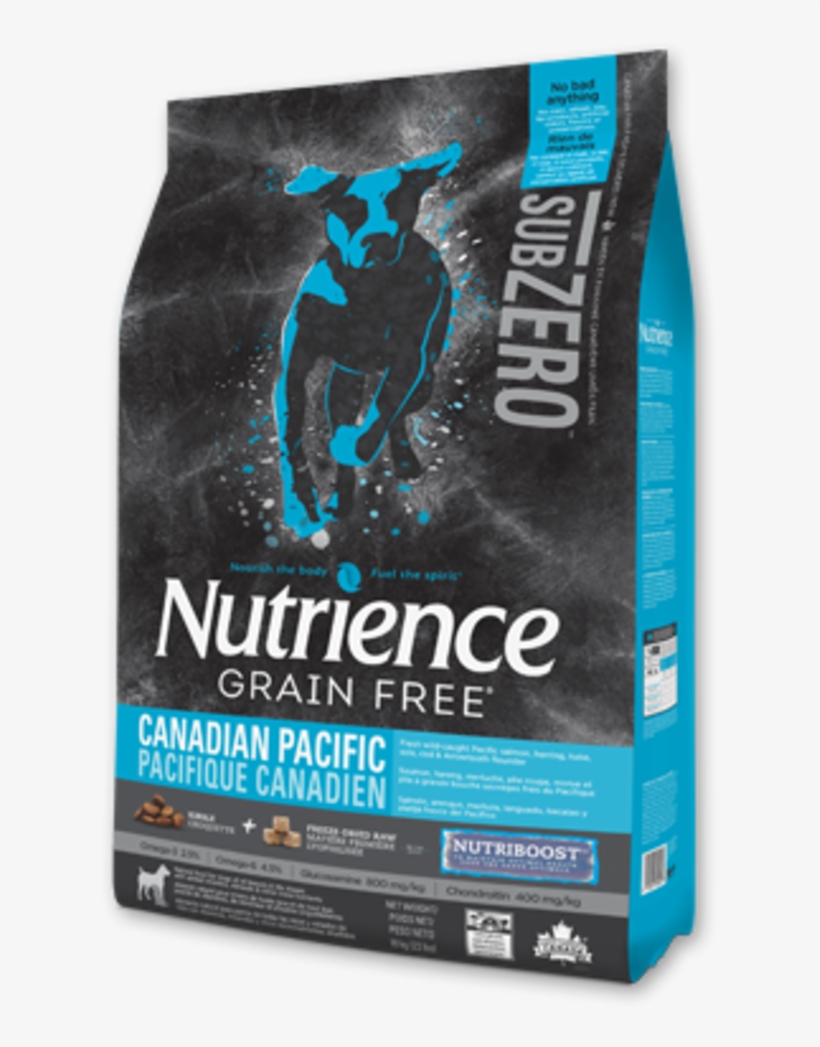 Nutrience Sub Zero Canadian Pacific Dog - Nutrience Sub Zero Canadian Pacific, transparent png download