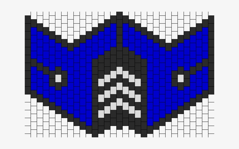 8799-sub Zero Mask Peyote Bead Pattern - Alton Towers, transparent png download