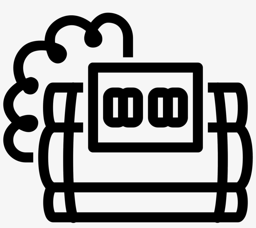 Explosion Clipart Atomic Bomb - Bomb Icon, transparent png download