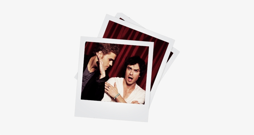 Hanging Out With Paul Wesley - Picture Frame, transparent png download