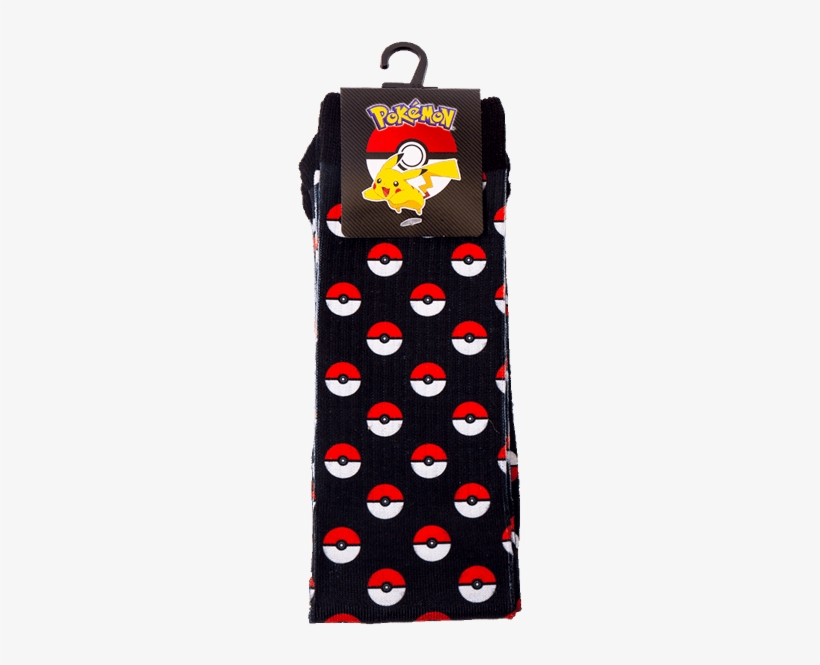 Pokemon Pokeball Trainer Crew Socks, transparent png download