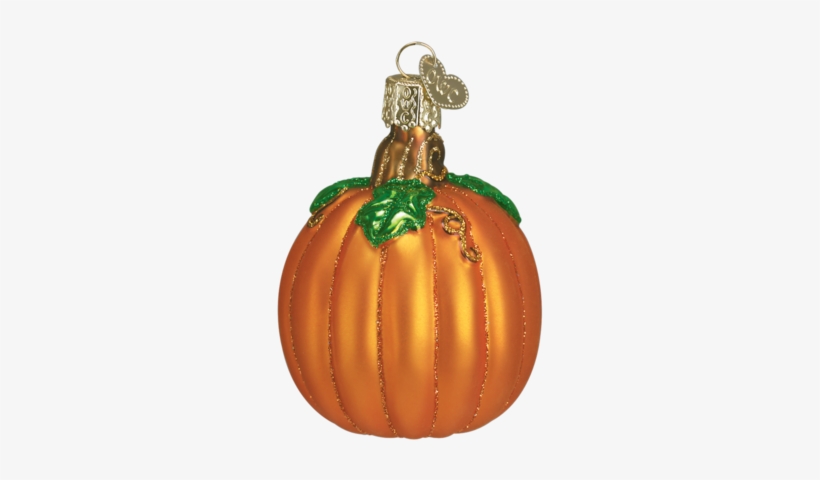 Glass Pumpkin Ornament For Halloween & Thanksgiving - Old World Christmas Pumpkin Ornament, transparent png download