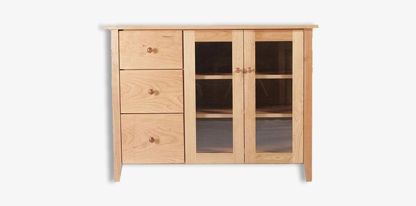 Picture Of Cherry Shaker Tv Stand - Sideboard, transparent png download