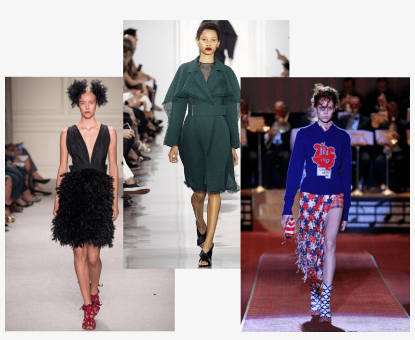 Nyfw 2015 Ss16 Fringe Trend - Fashion Show, transparent png download