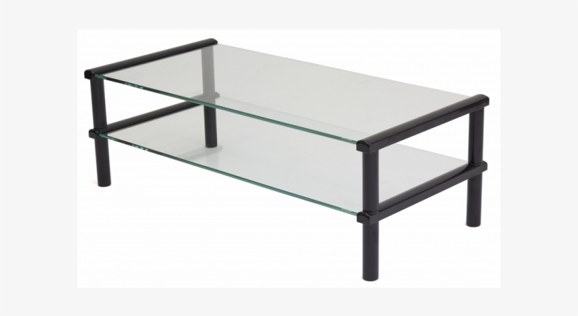 Glass Laptop/pc Monitor/tv Stand With 2 Shelves - Kit Glass Laptop/pc Monitor/tv Stand, transparent png download