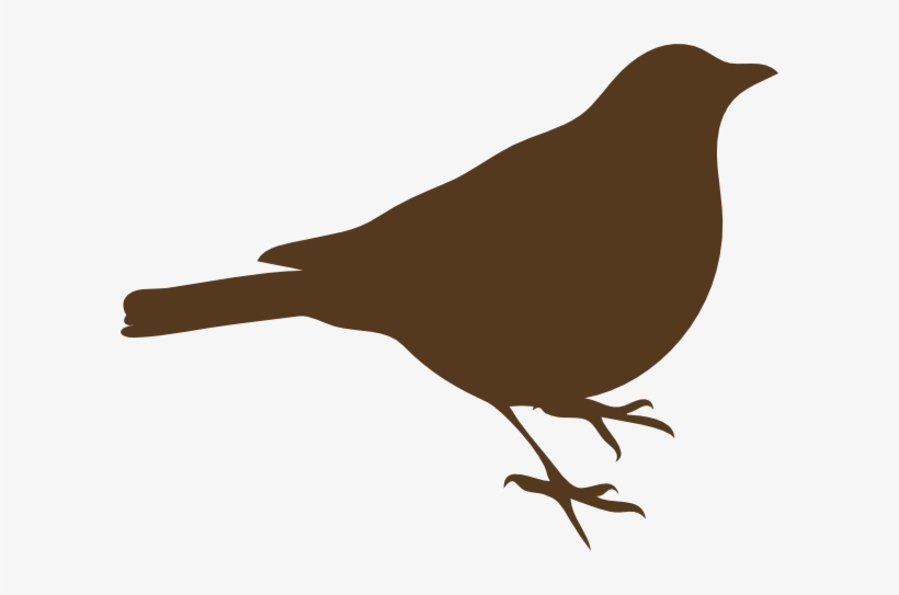 Robin Clipart Song Bird - Bird Is The Word Sticker, transparent png download