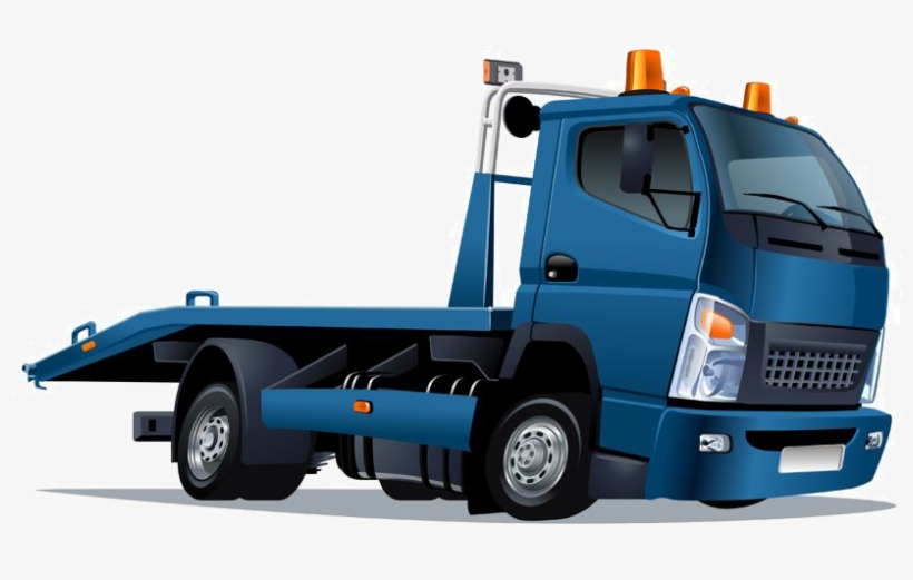 Cash For Junk Cars Tow Truck Image - Blue Tow Truck Png, transparent png download
