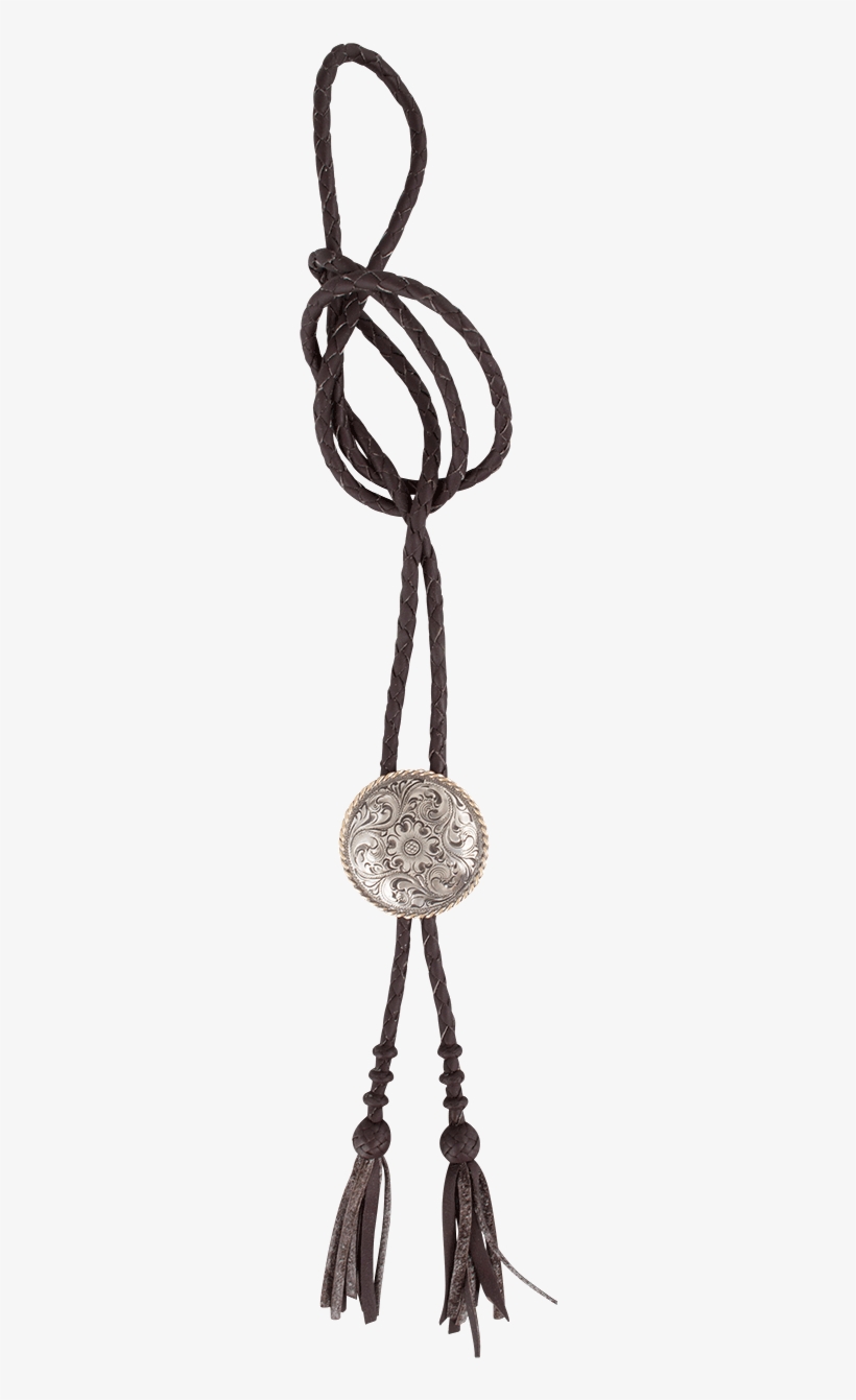 Silver King Roped Low Dome Bolo Tie - Bolo Tie, transparent png download