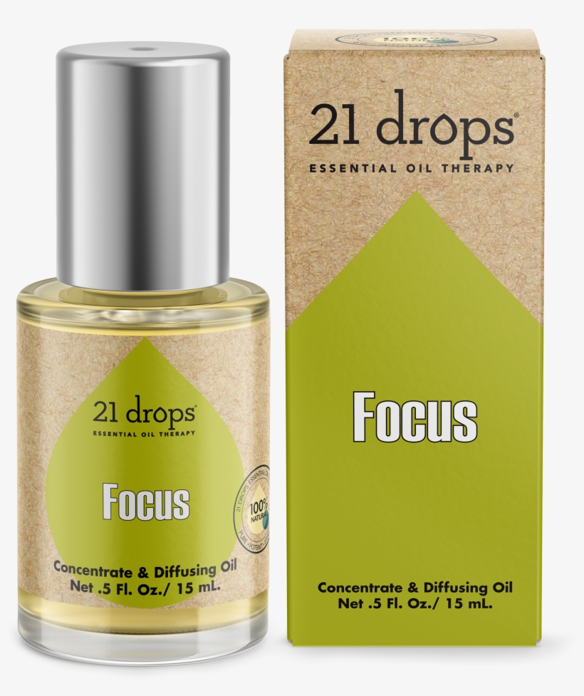 21 Drops Focus - Essential Oil, transparent png download