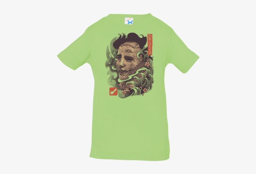 Oni Leather Mask Infant Premium T-shirt - T-shirt, transparent png download