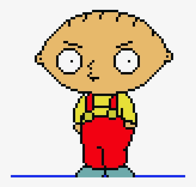 Download Stewie Stewie Griffin Pixel Art Transparent PNG Download