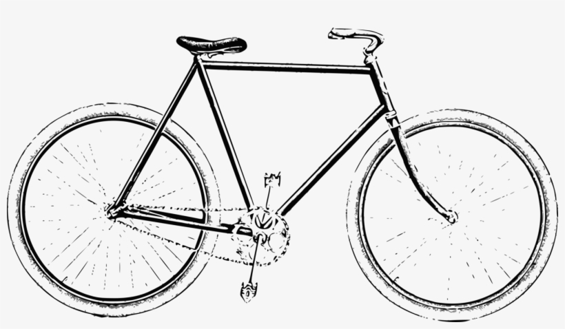 Bicycle Clipart Bicycle Ready To Use Old Fashioned - Vintage Bicycle Drawing Png, transparent png download