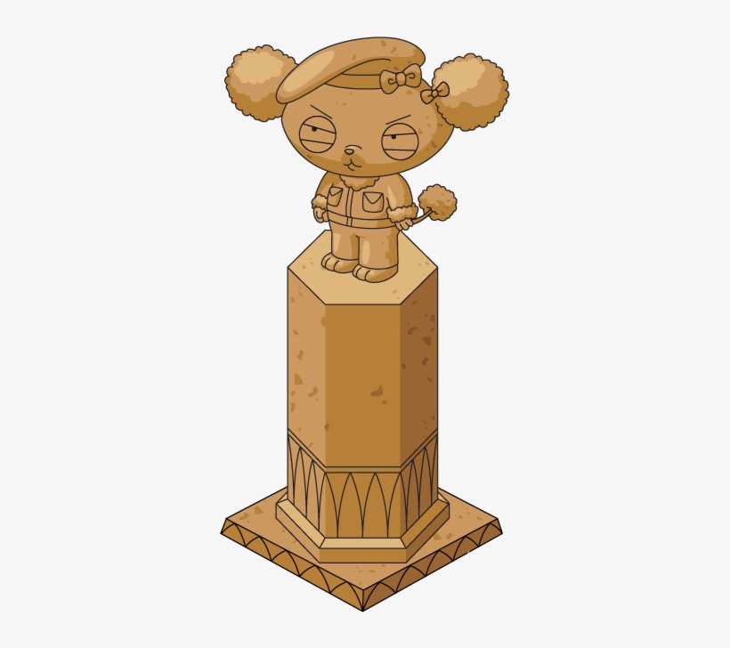 Image Fg Decoration Dictatorstewiestatue Dogversion - Family Guy Quest For Stuff Poodle, transparent png download