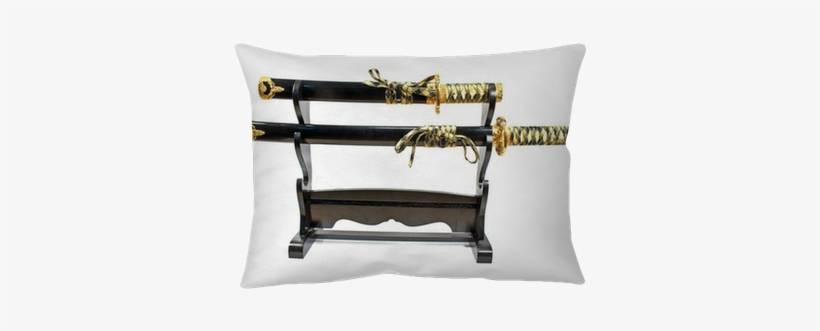 Japanese Samurai Katana Swords On Stand Isolated On - Katana, transparent png download