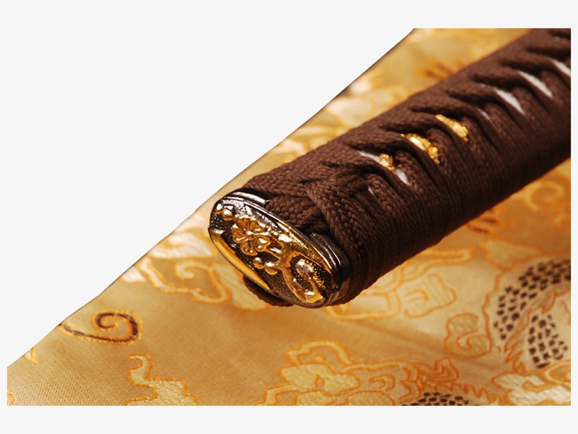 Hand Forged Clay Tempred Japanese Samurai Katana Sword - Chocolate, transparent png download