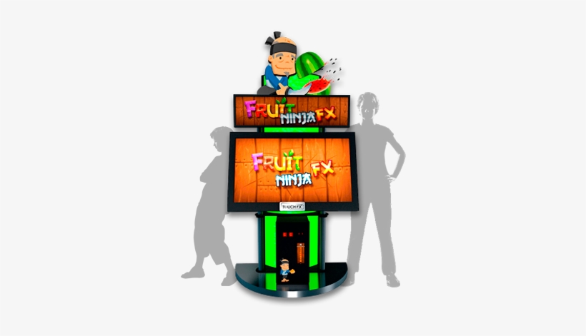 Fruit Ninja Mobile Game Arcade Machine - Adrenaline Fruit Ninja Fx2, transparent png download
