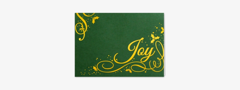 Picture Of Holly Berry Joy Greeting Card - Greeting Card, transparent png download